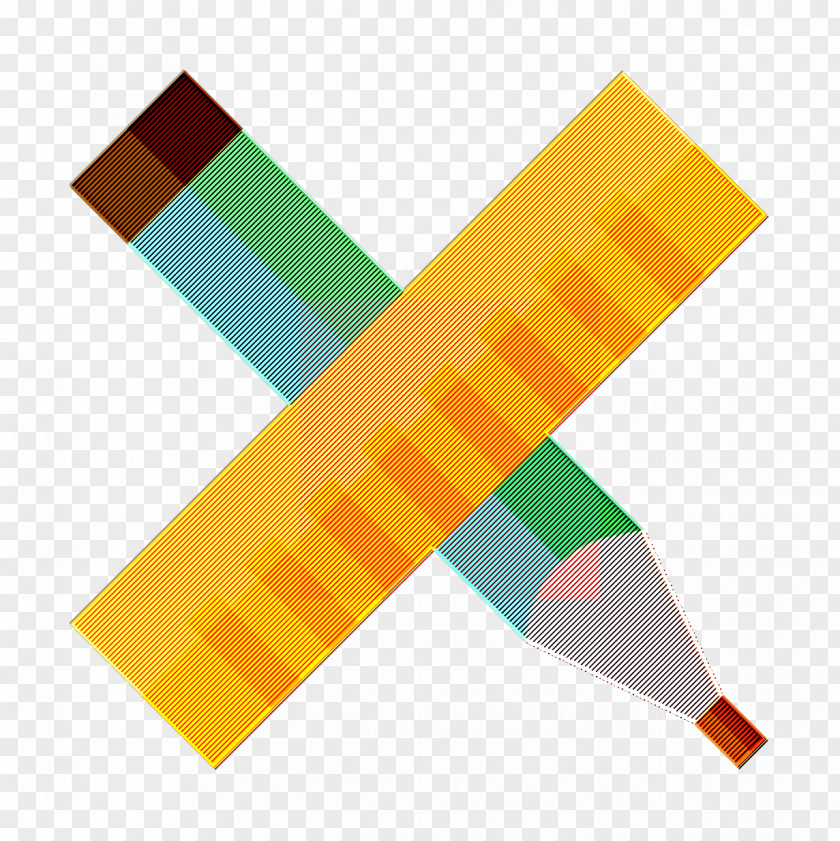 University Icon School Material Ruler PNG