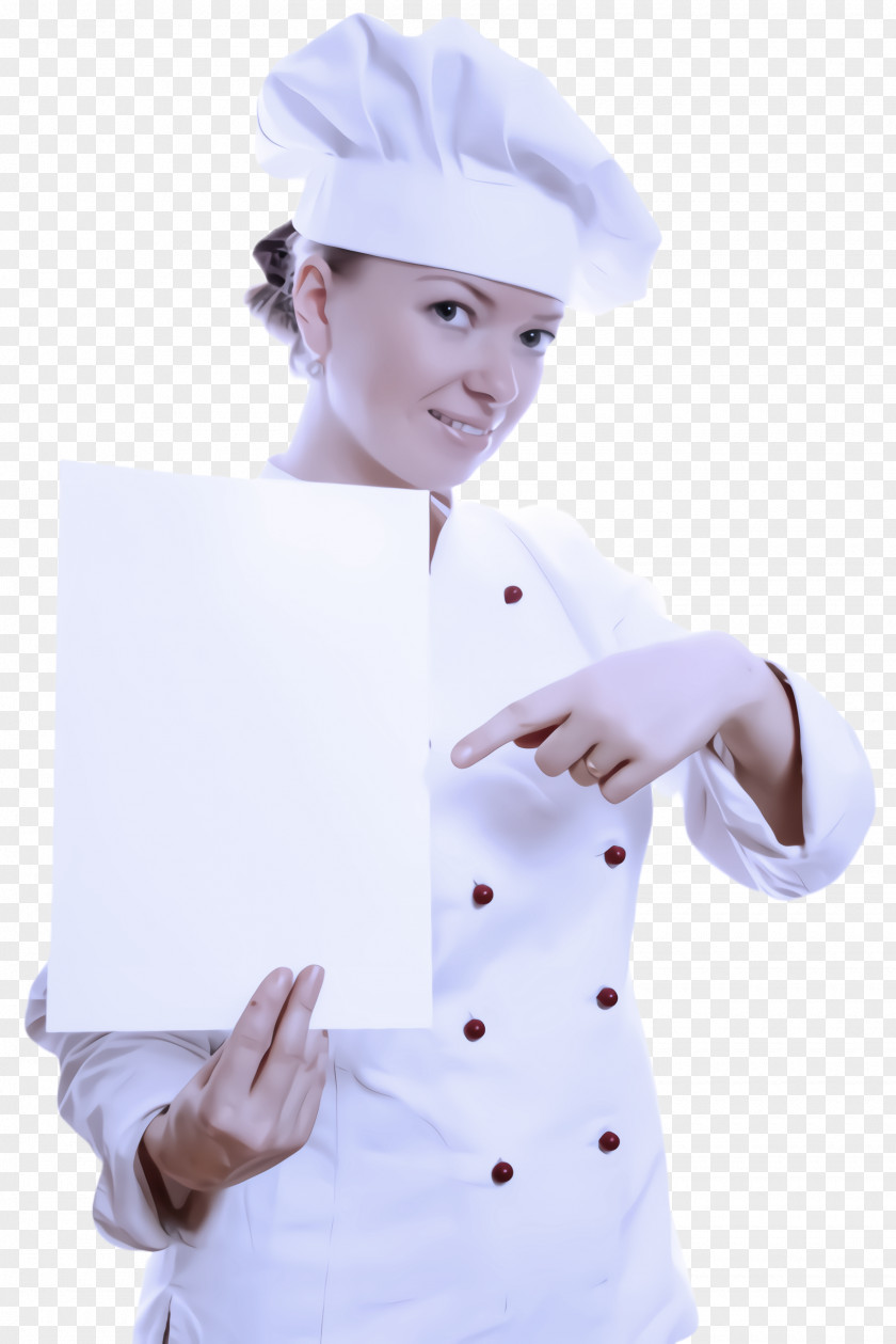 Costume Smile Chef's Uniform Cook White Chef Chief PNG