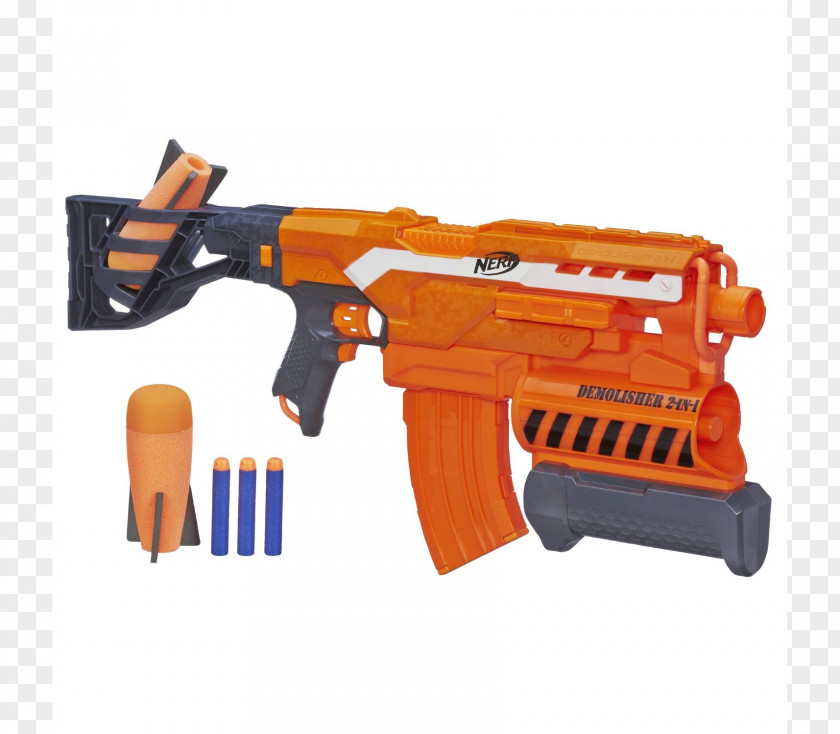 Rhino Nerf N-Strike Elite Blaster Toy PNG