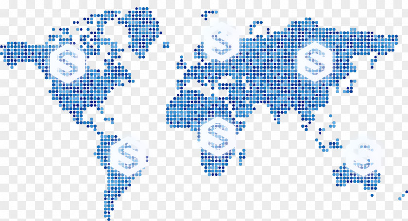 World Map Drawing Pin PNG