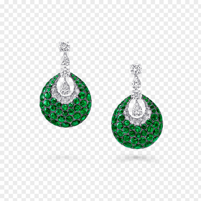 Emerald Earring Graff Diamonds Ruby PNG