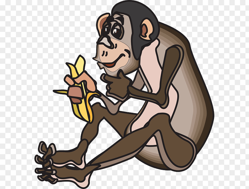 Animal Silhouettes Chimpanzee Ape Clip Art PNG