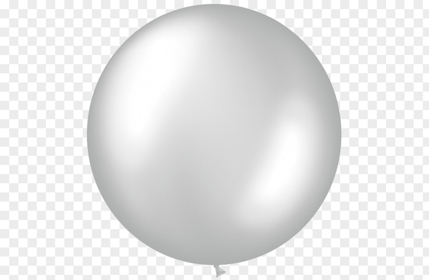 Balloon Toy Silver Party Wedding PNG
