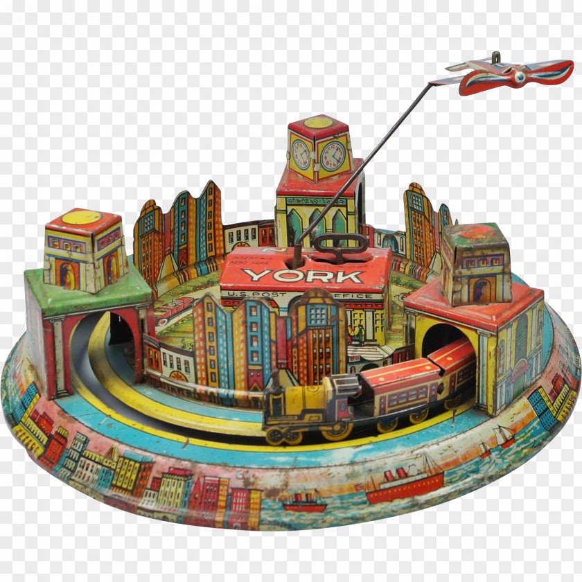 Marx Toy Trains Tin Wind-up Louis And Company Antique PNG