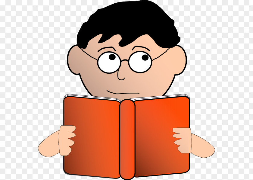 Student Studying Clipart Reading Free Content Child Book Clip Art PNG