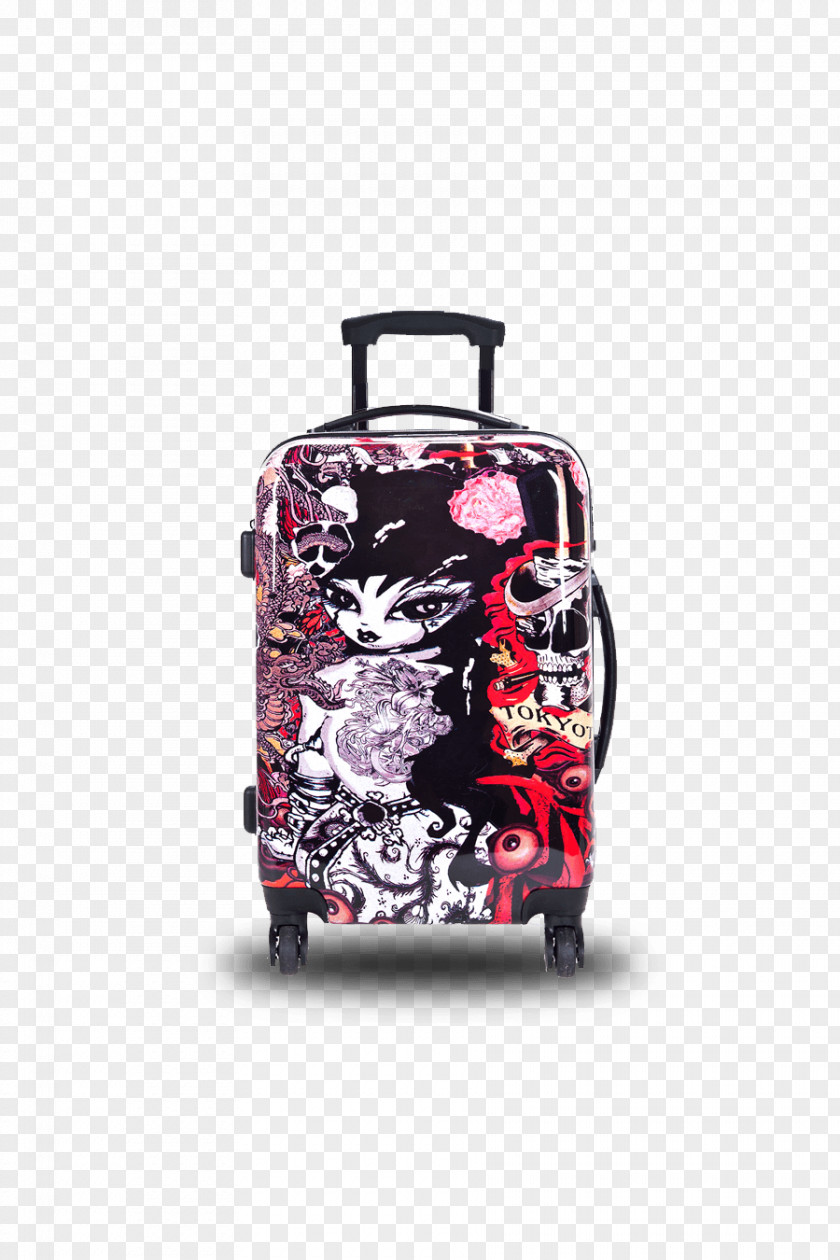 Suitcase Hand Luggage Baggage Cabin Trolley PNG