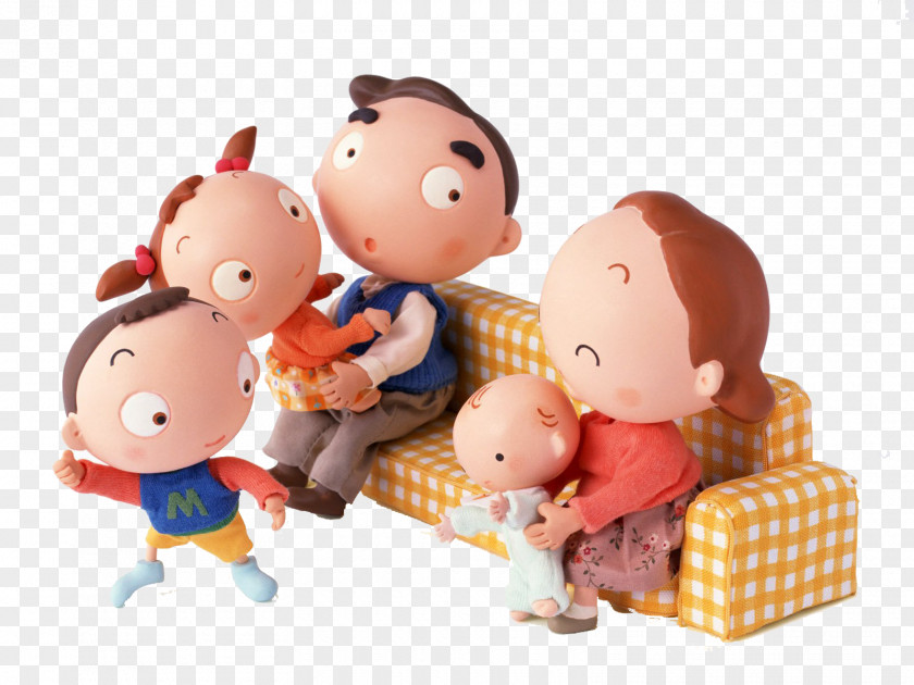 Warm Family Cartoon Happiness Clip Art PNG