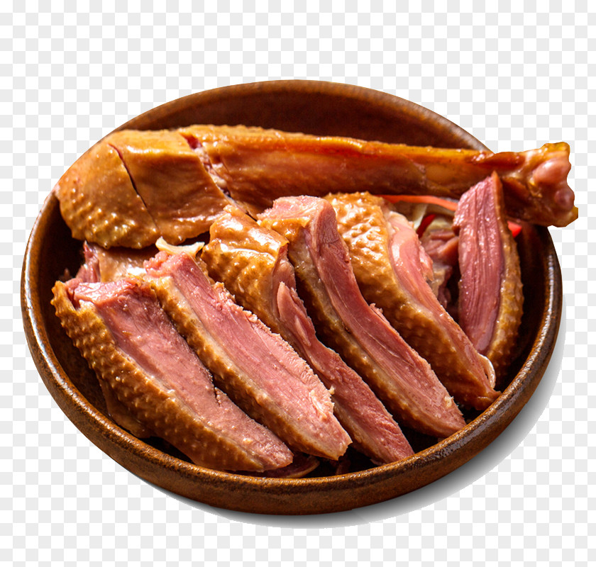 A Bowl Of Goose Bratwurst Red Cooking Roast Domestic Mettwurst PNG