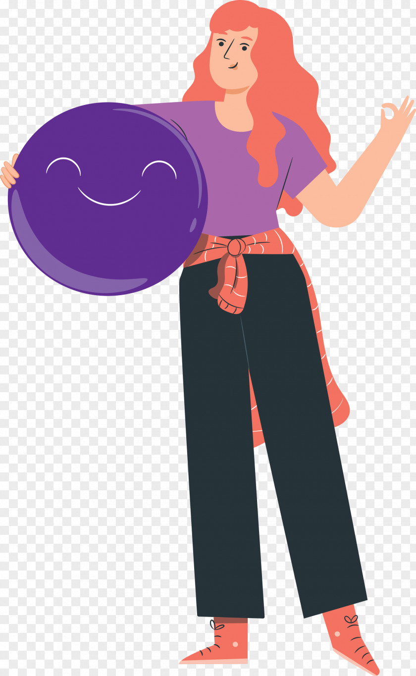 Character Costume Purple Human Created By PNG