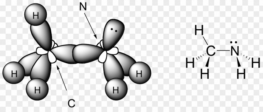 Chemical Polarity Lewis Structure Methylamine Molecular Geometry Chemistry Molecule PNG