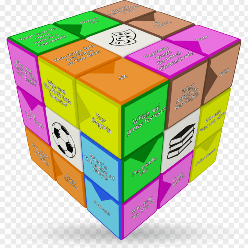 Cube Puzzle V-Cube 7 Quiz PNG