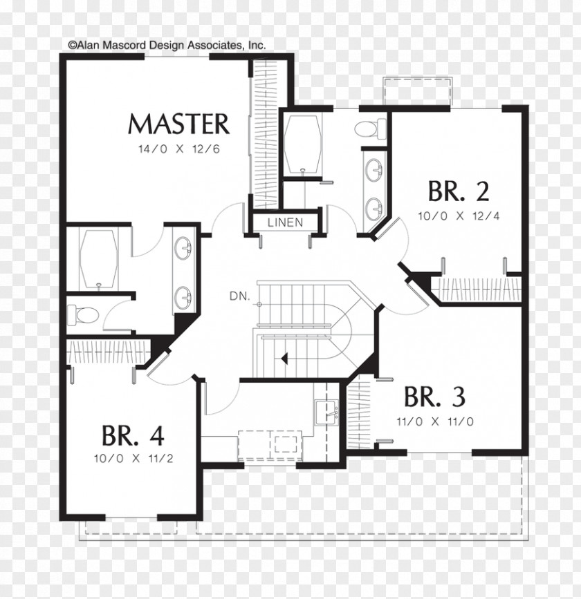 Design Floor Plan House PNG