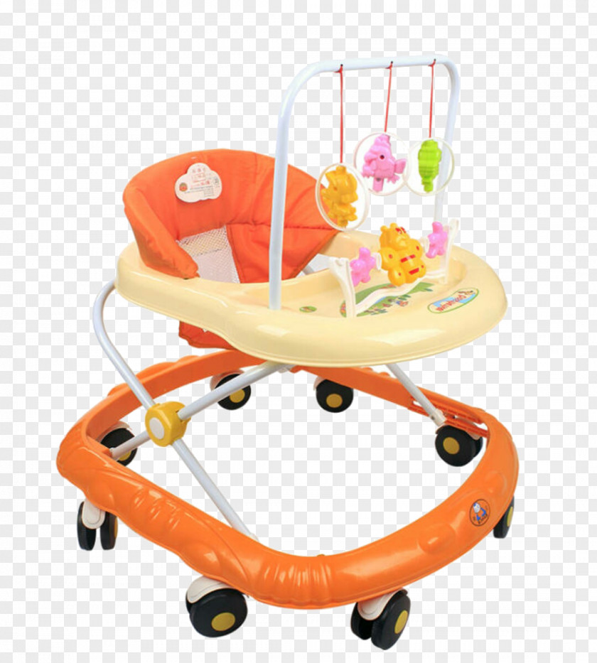 Hanging Toys Walker Toy Car Orange Child Amber PNG