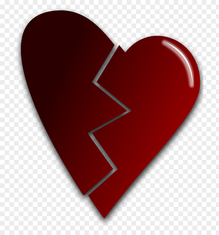 Heart Vector Art Broken Clip PNG