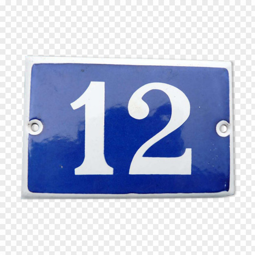 House Numbering Vehicle License Plates Vitreous Enamel PNG