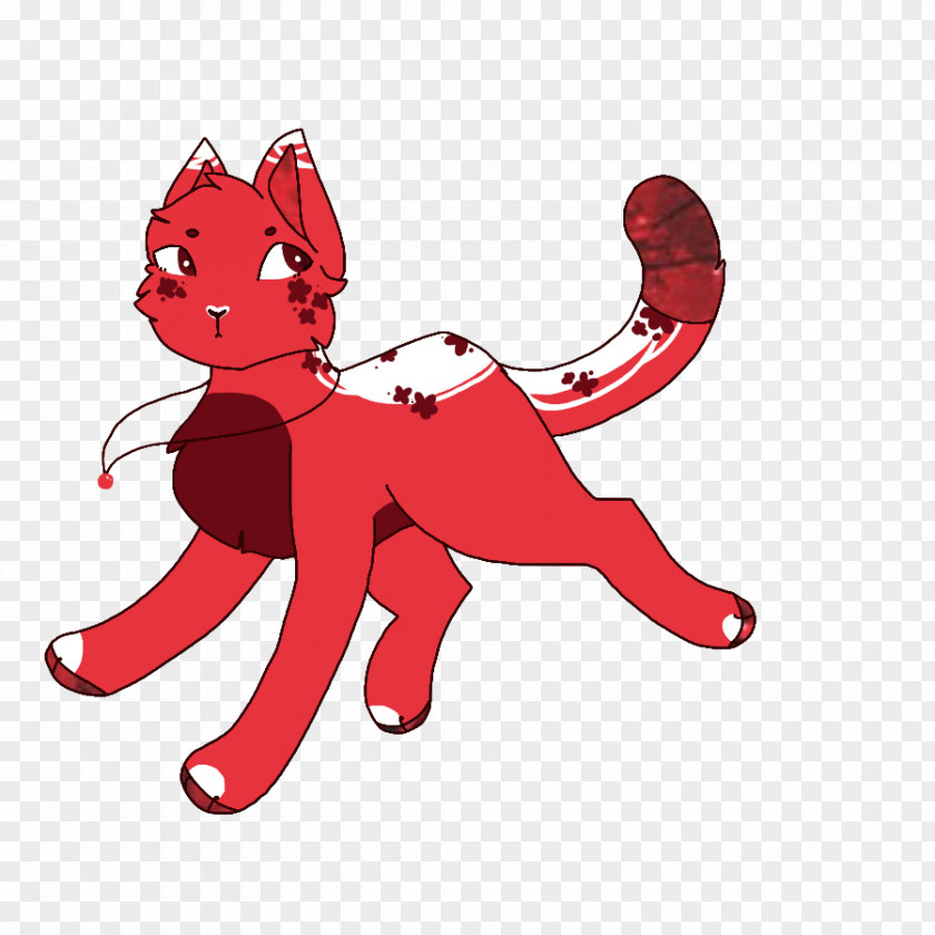 Red Sakura Cat Dog Canidae Clip Art PNG