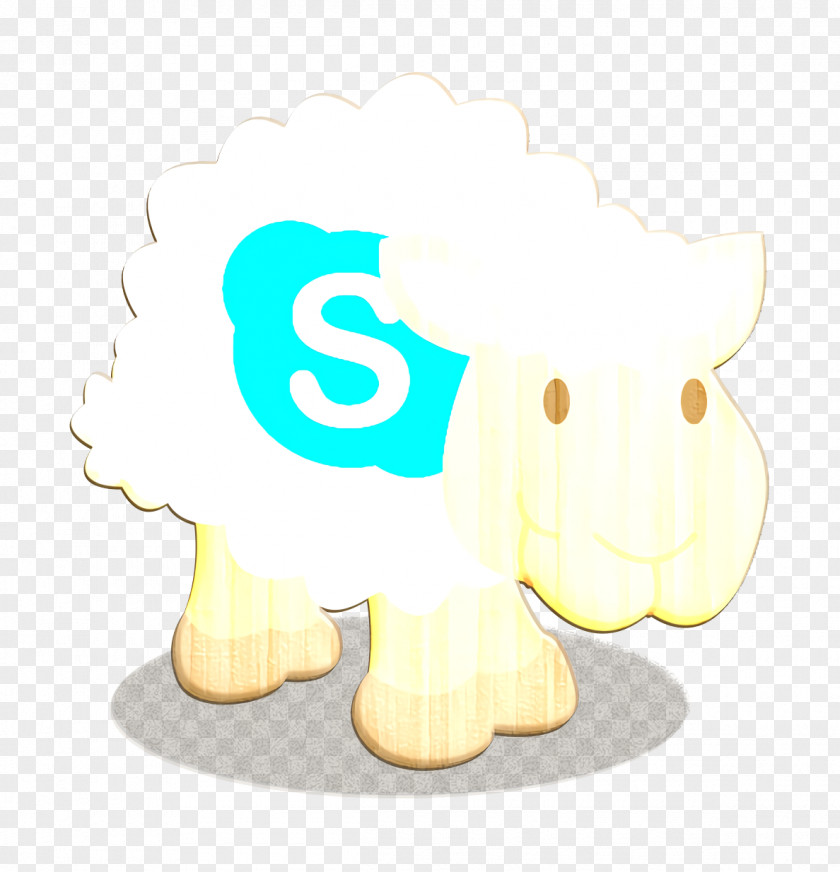 Sticker Logo Sheep Icon Skype Social Network PNG