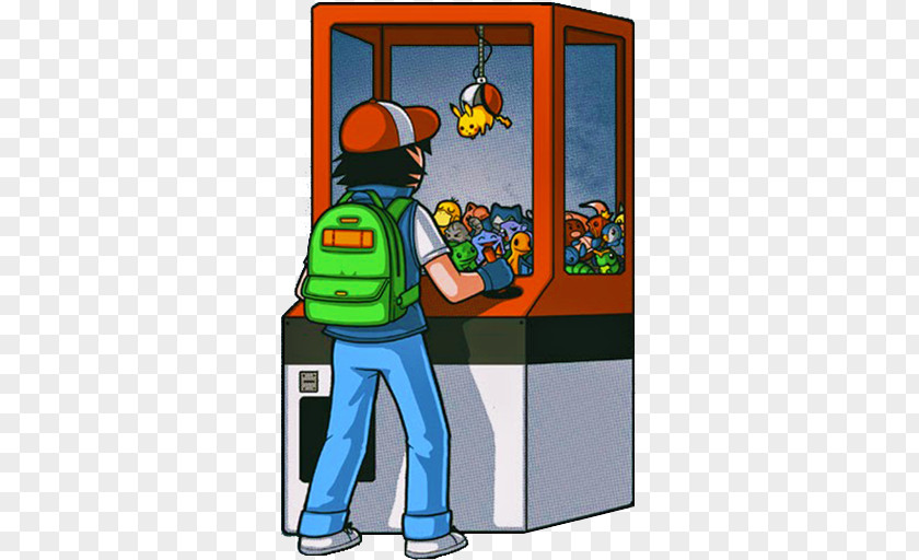 Claw Machine Ash Ketchum Pikachu Pokémon Snorlax PNG