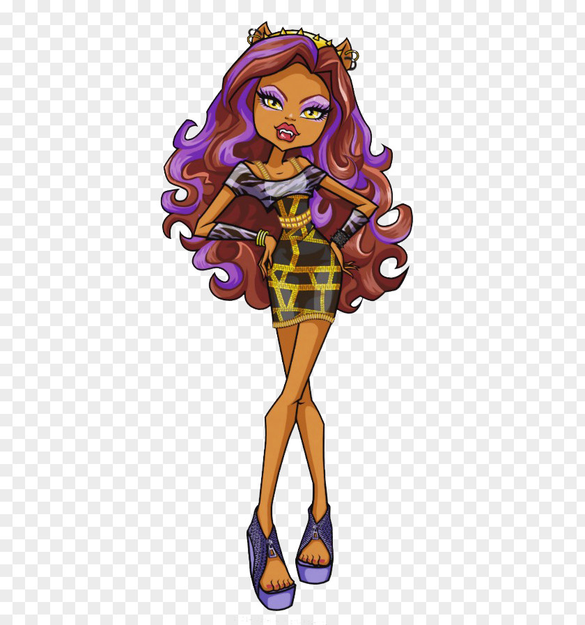 Ghoul Monster High: Ghouls Rule Frankie Stein High Clawdeen Wolf Doll PNG