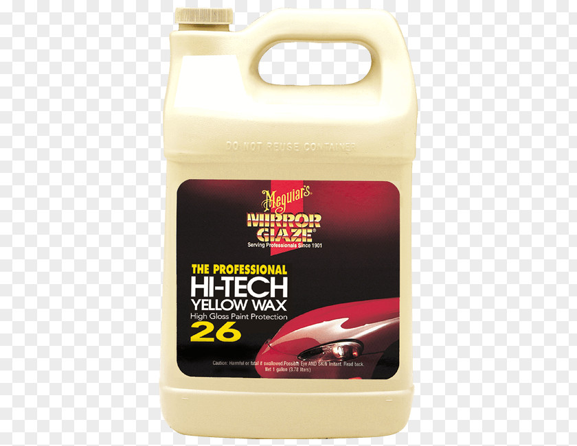 Hi Tech Carnauba Wax Polishing Technology Yellow PNG