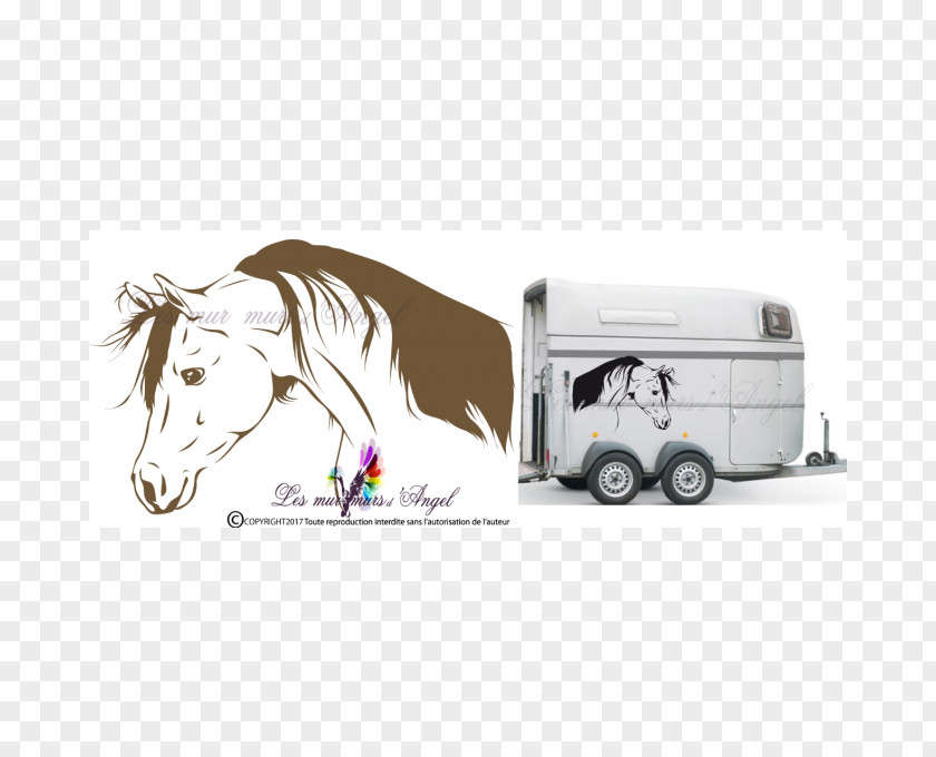 Horse & Livestock Trailers Car Pony Sticker PNG