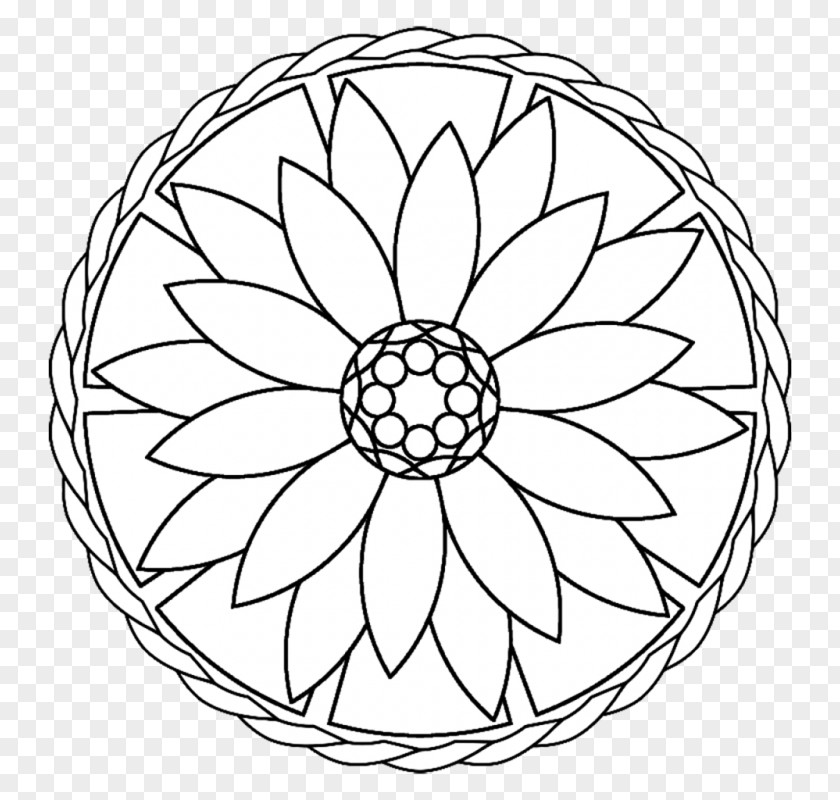 Mandala Coloring Book Drawing Child PNG