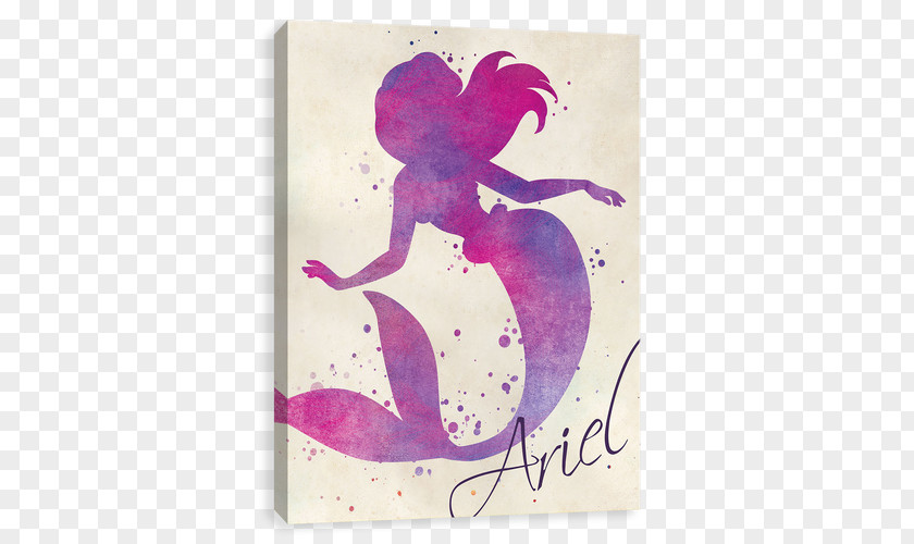 Mermaid Peter Pan Ariel Disney Friends The Walt Company Canvas Art PNG