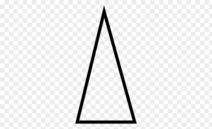 Triangle Shape Silhouette Isosceles Pyramid Area PNG