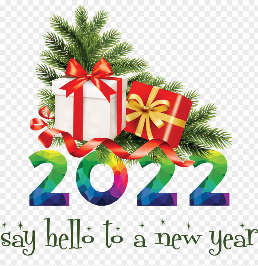 2022 Happy New Year PNG