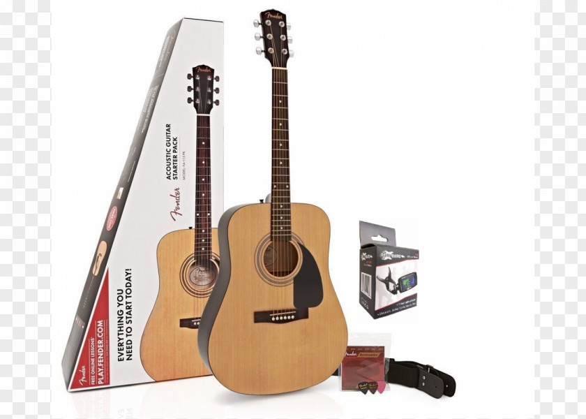 Acoustic Guitar Dreadnought Steel-string Fender Musical Instruments Corporation PNG