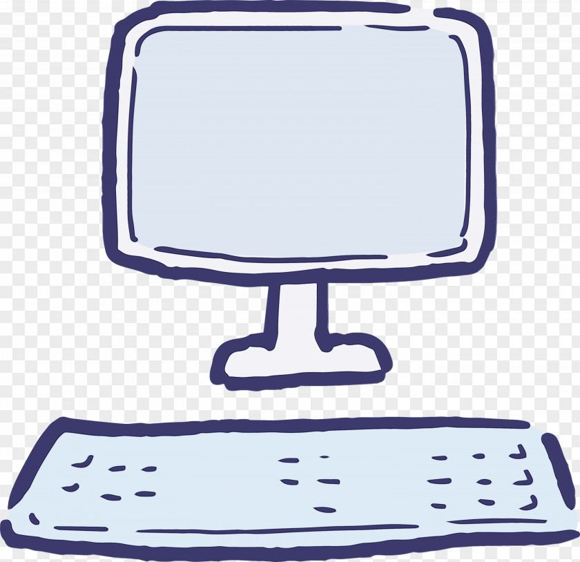 Computer Monitor Accessory Technology Line Art Output Device PNG