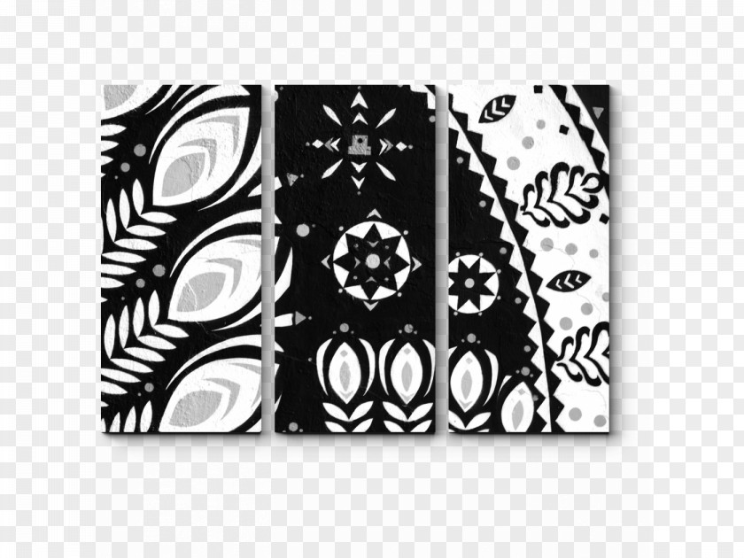 M Product Design Pattern Rectangle Black & White PNG