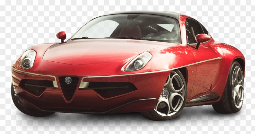 Red Alfa Romeo Disco Volante Car 8C Competizione By Touring 156 PNG