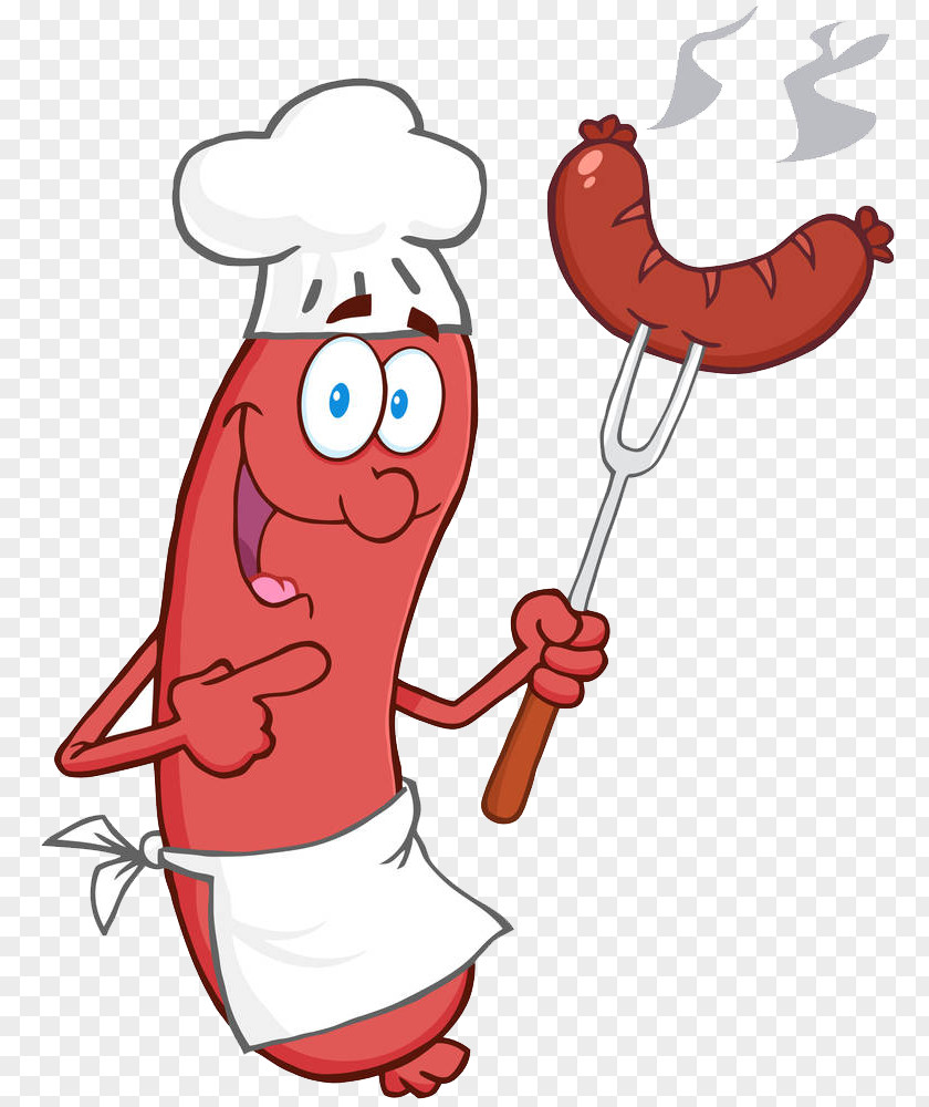 The Person Holding Sausage Bratwurst Hot Dog Barbecue Clip Art PNG