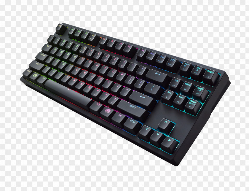 Brightest Computer Keyboard Cherry RGB Color Model Gaming Keypad Apple PNG