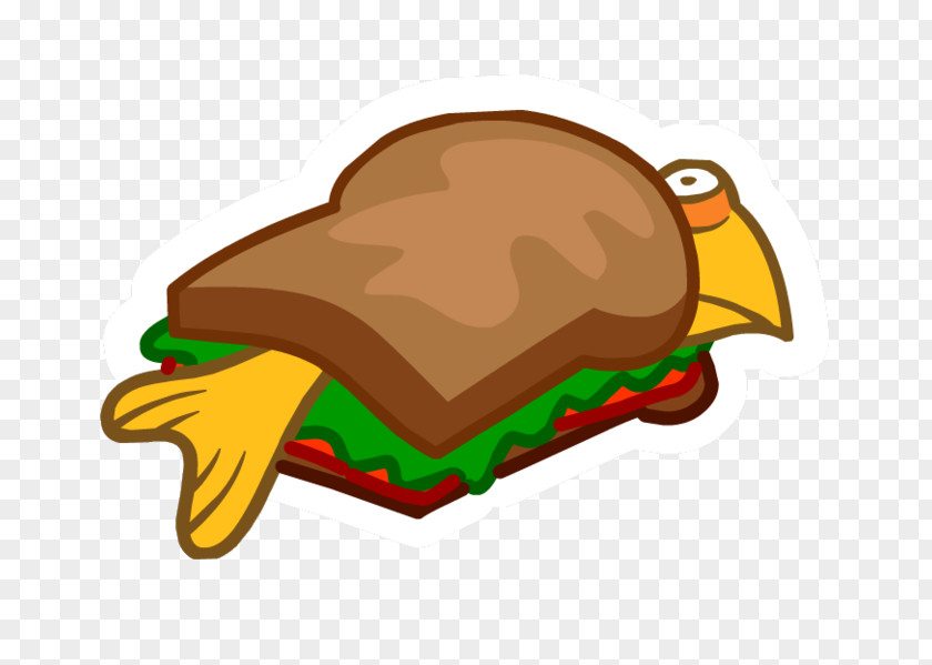 Chicken Club Penguin Hamburger Fish Finger Sandwich PNG