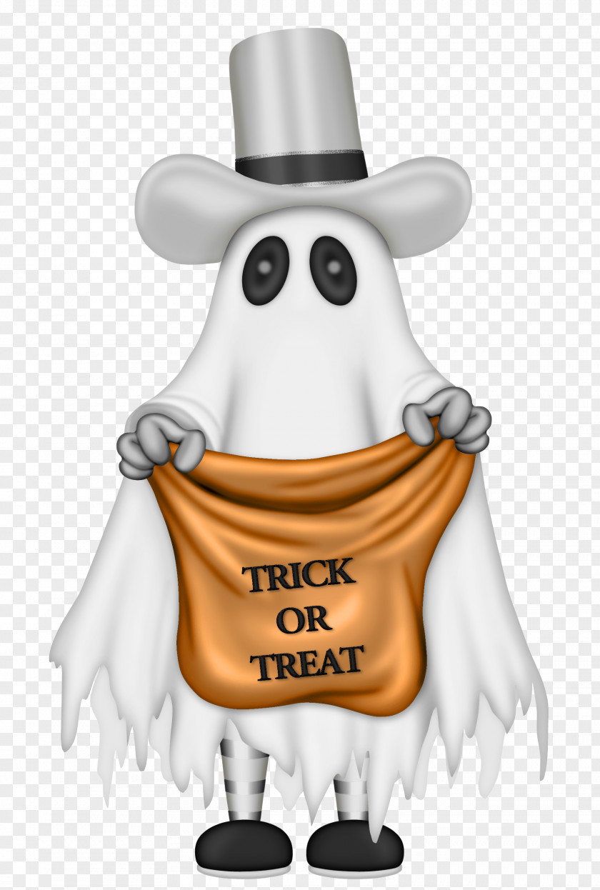 Halloween Ghost With Trick Or Treat Bag Spooktacular Trick-or-treating Clip Art PNG