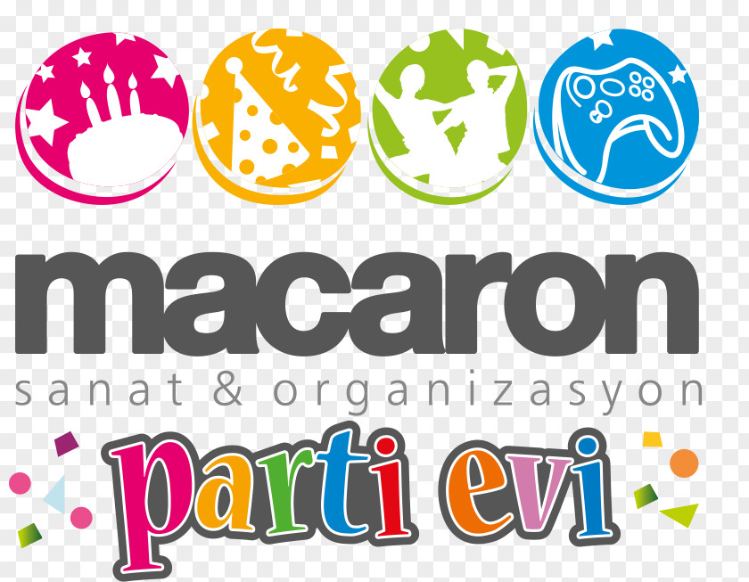 Party Macaron Art Organization And House PNG