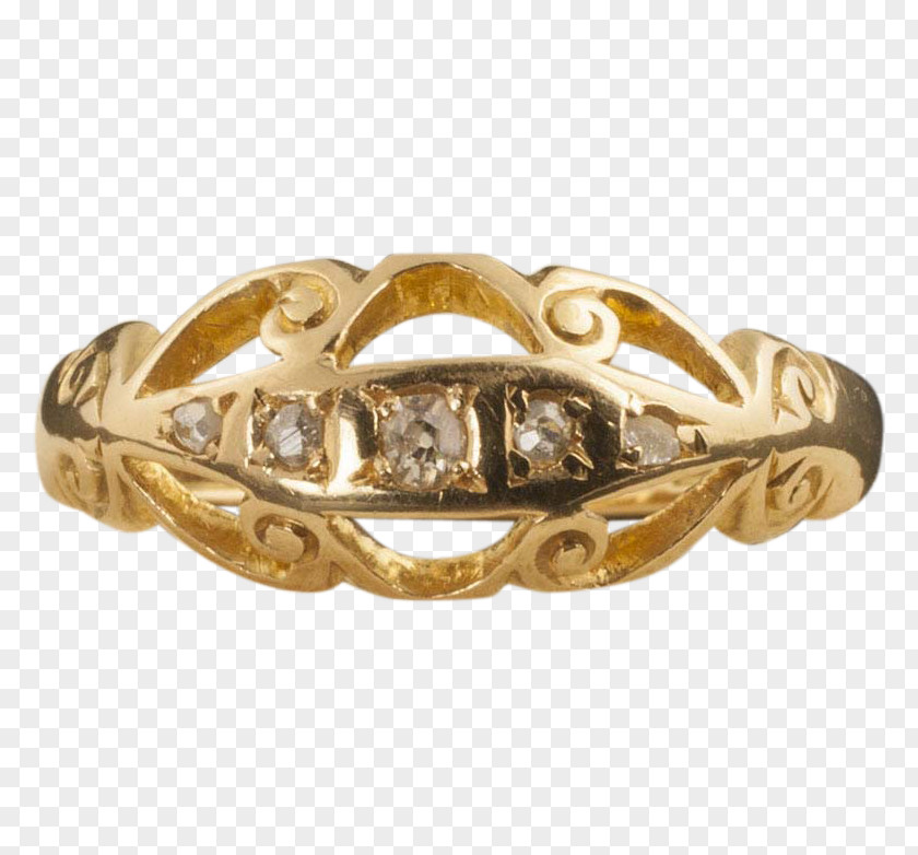 Ring Wedding Silver Gold Diamond PNG