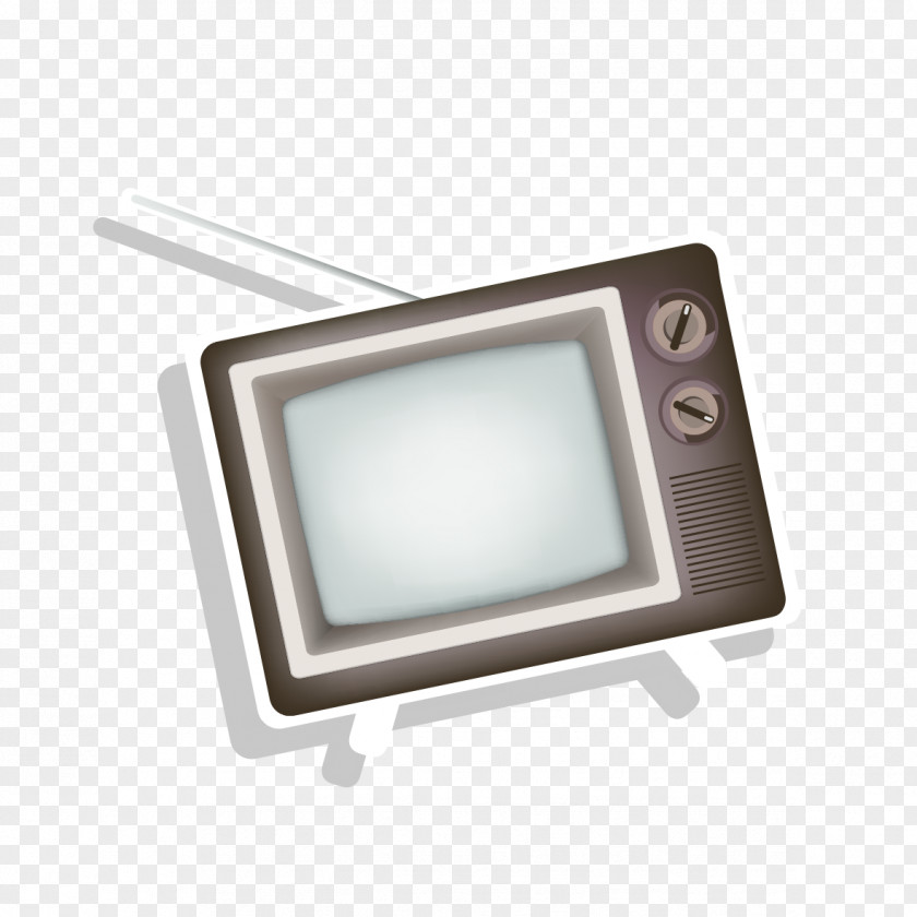 Vintage TV Material Television Set PNG