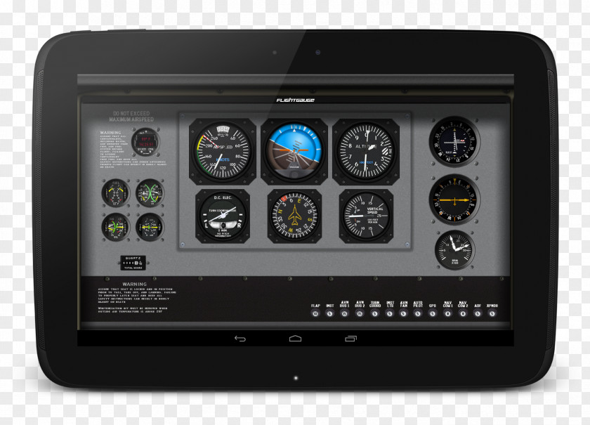 Android Microsoft Flight Simulator X Display Device FlightGauge Trial FlightMap PNG