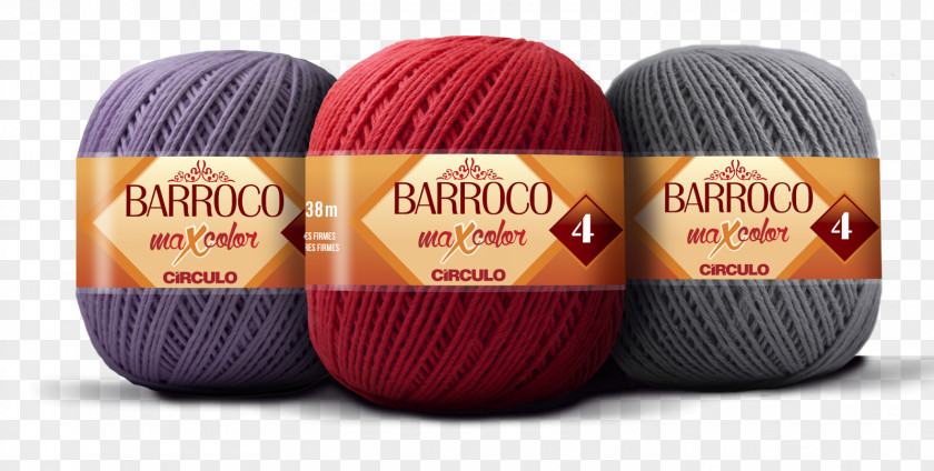 Barroco Baroque Disk Crochet Style Gomitolo PNG