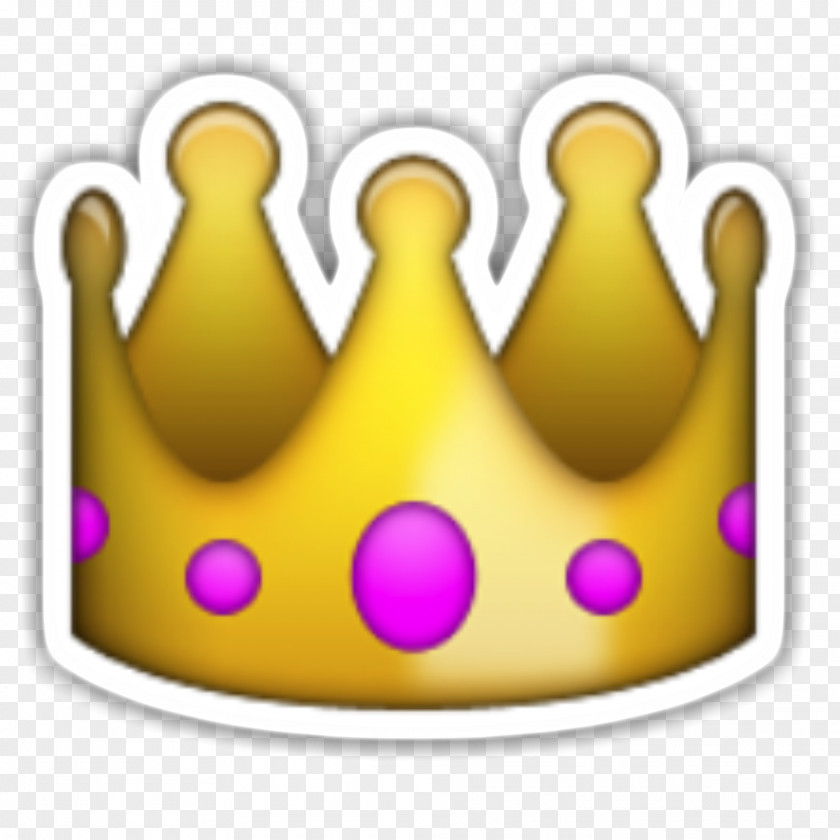 Emoji Crown Sticker Desktop Wallpaper PNG