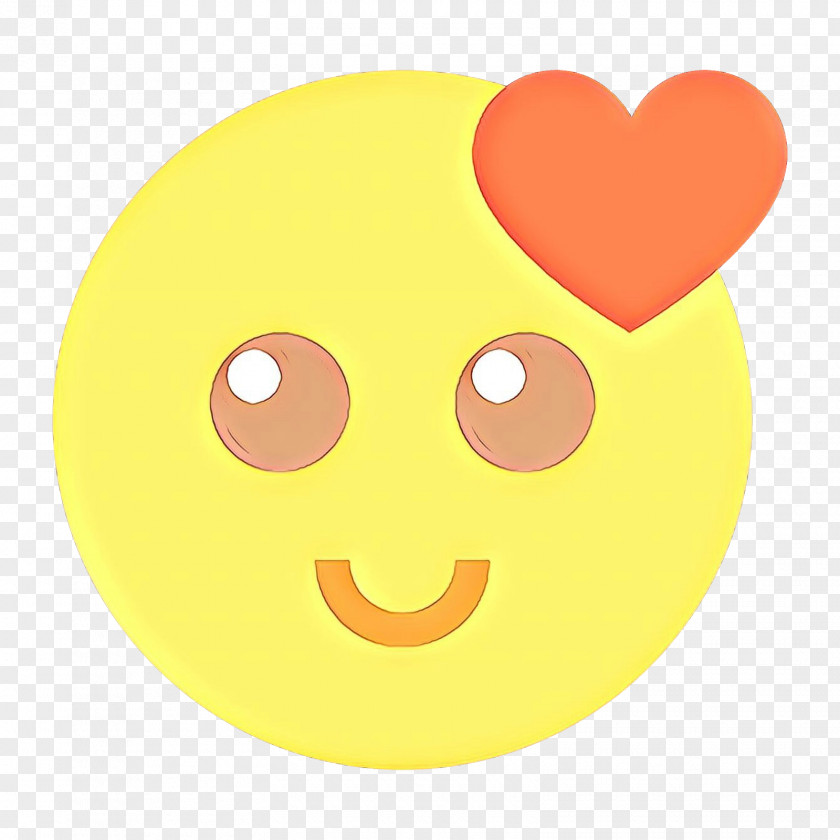Happy Heart Emoji Background PNG