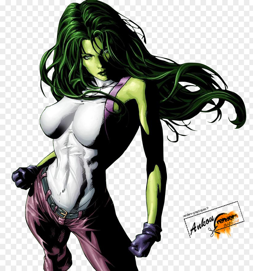 She Hulk Photo She-Hulk Supervillain Cartoon Illustration PNG