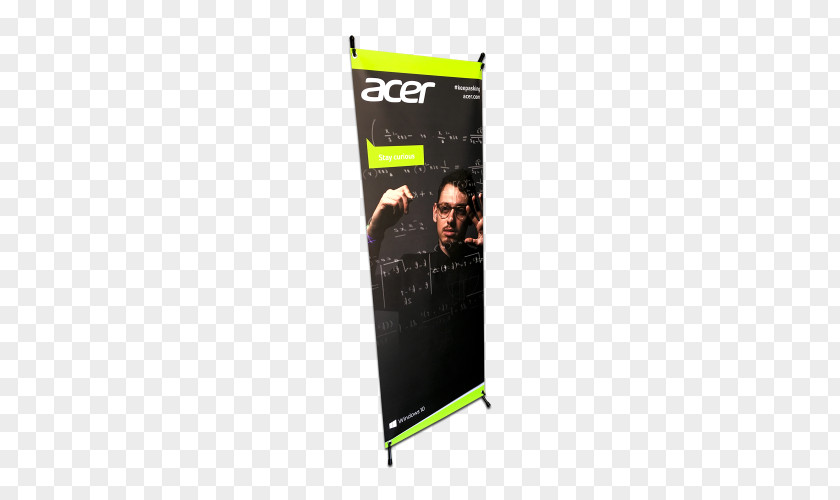 Standee Flex Display Advertising PNG