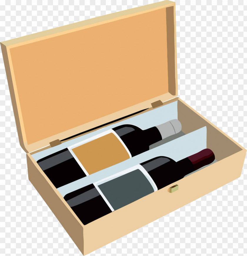 Wine Box Vector Photography Clip Art PNG