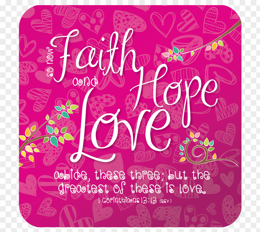 Faith Hope Love Gift PNG