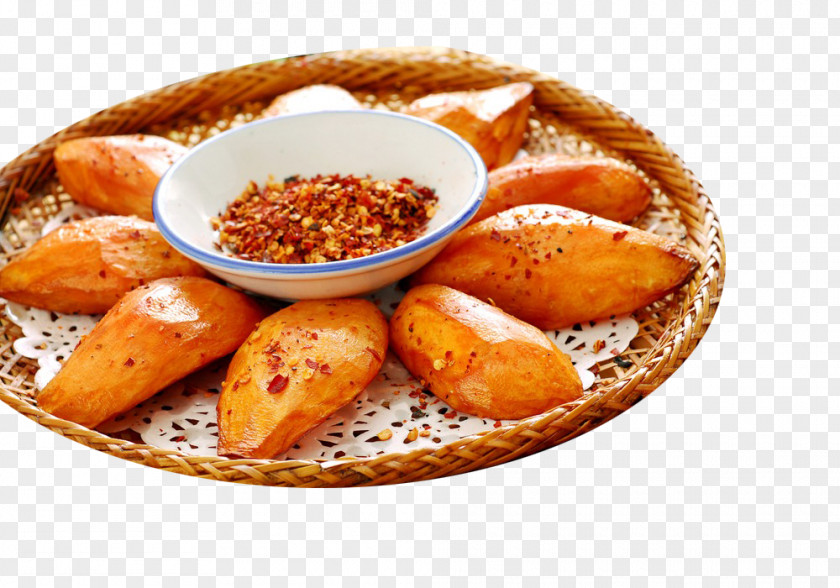 Folk Specialties Roasted Sweet Potatoes Potato Food Eating Dish PNG