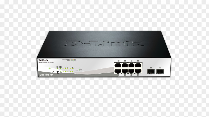 Power Over Ethernet Gigabit Network Switch D-Link Small Form-factor Pluggable Transceiver PNG